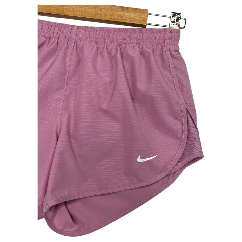 Nike Running Shorts Womens Small Pink Dri Fit Lined Athletic Walking Workout Gym - Image 3
