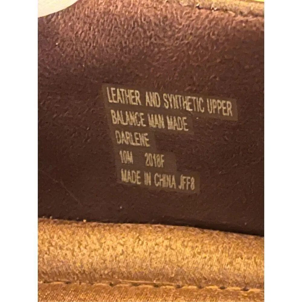 Earth Origins Women’s Wedged Loafers Darlene Brown Leather  Size 10 - Image 8