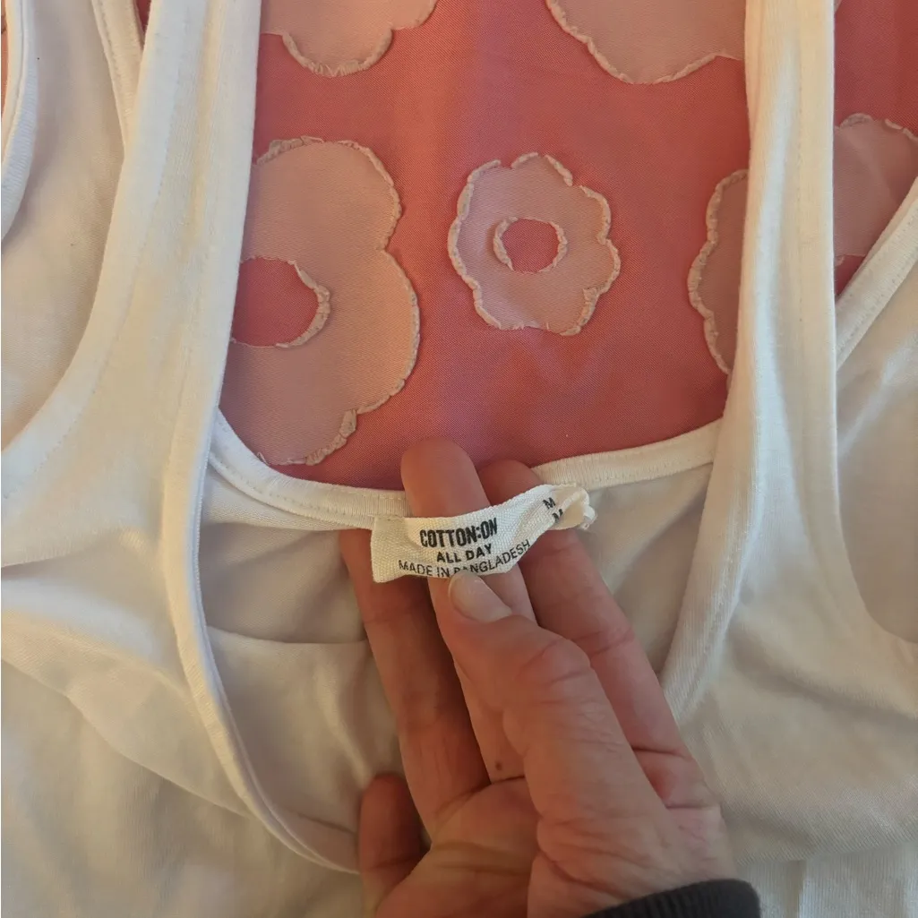 Cotton On White Tank Top - Image 2