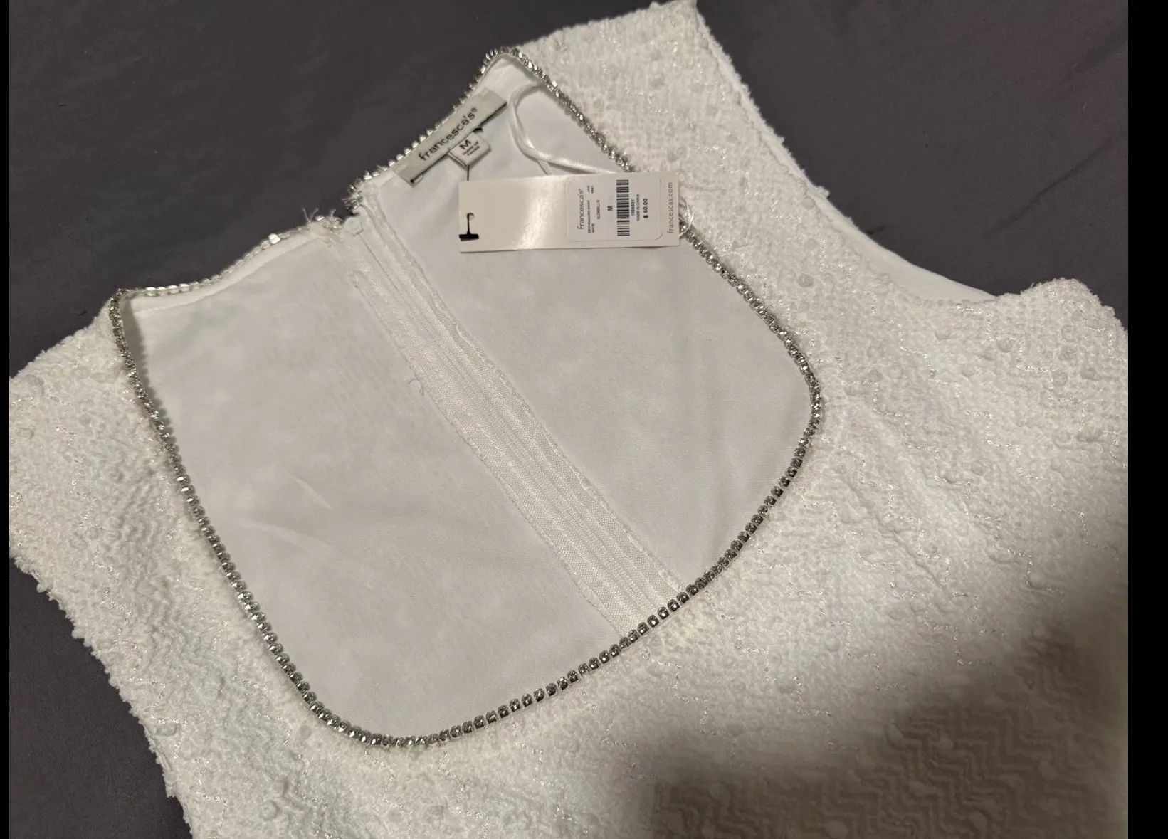 White Dress Francesca's Mini - Image 2