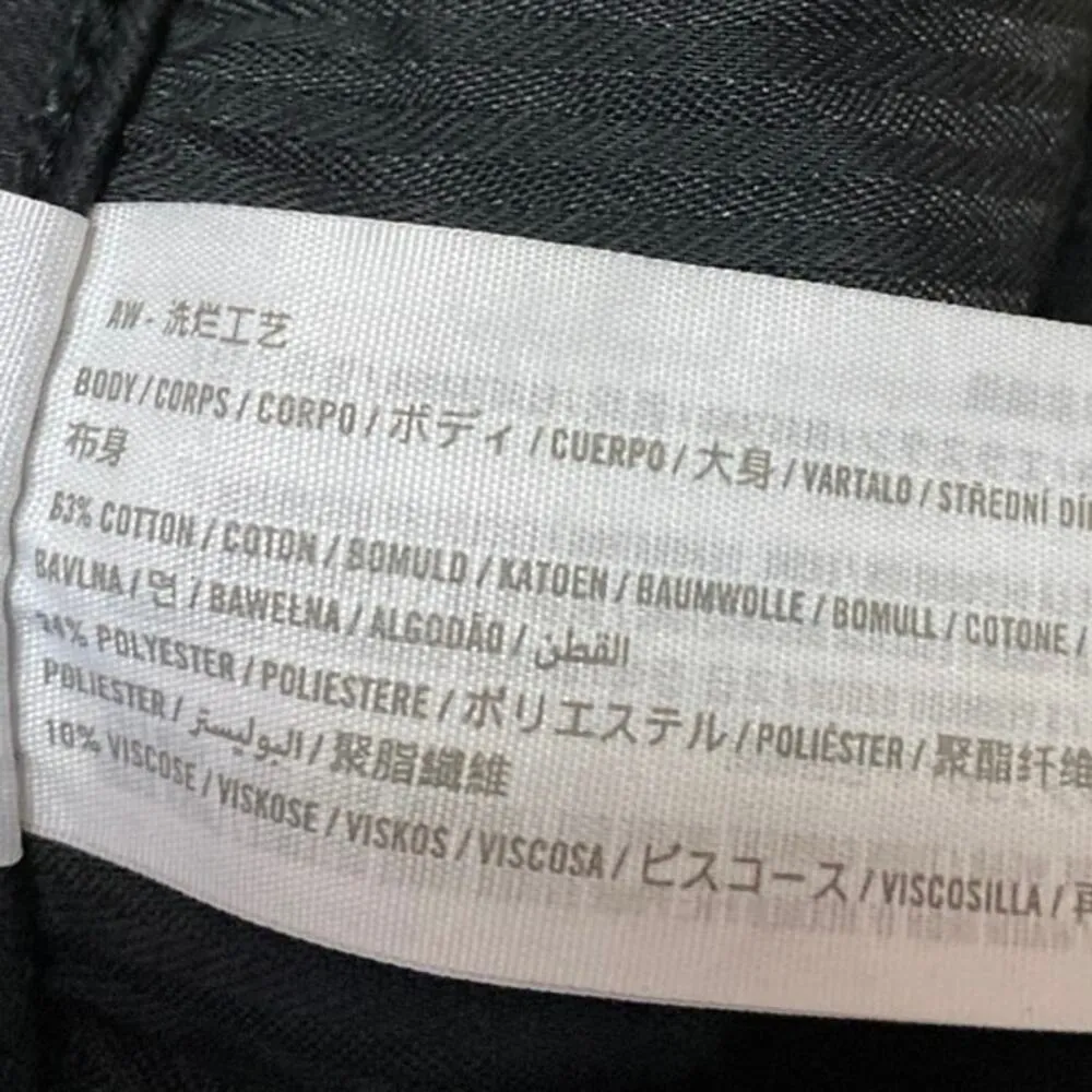 Abercrombie & Fitch Womens Black High Rise Super Skinny Denim Jeans Pants Size 4 - Image 5