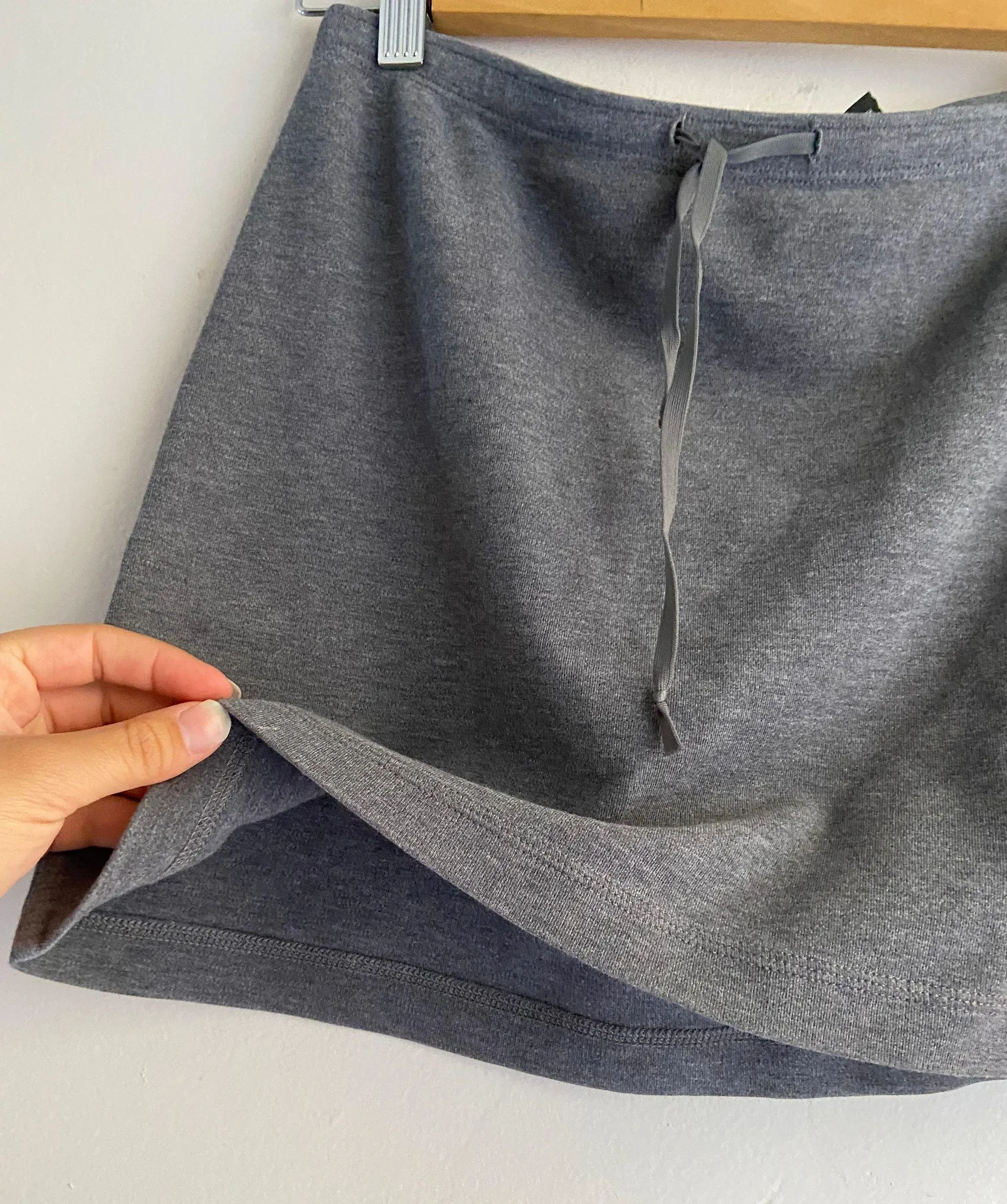 Grey Mini Skirt  - Image 2