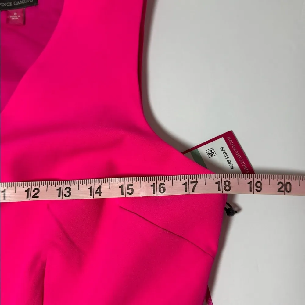 Vince Camuto Vibrant Hot Pink Sleeveless Jumpsuit 8 - Image 8