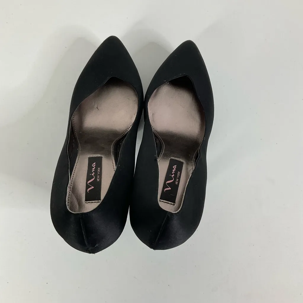 Nina New York Black Heels Size 9 - Image 5