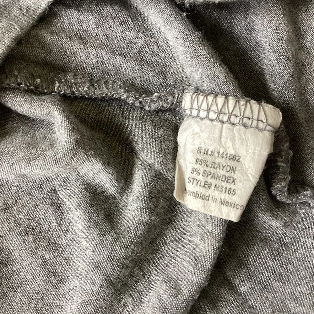 EVCR DON’T QUIT Loose Fit Gym Top Gray Size M - Image 5