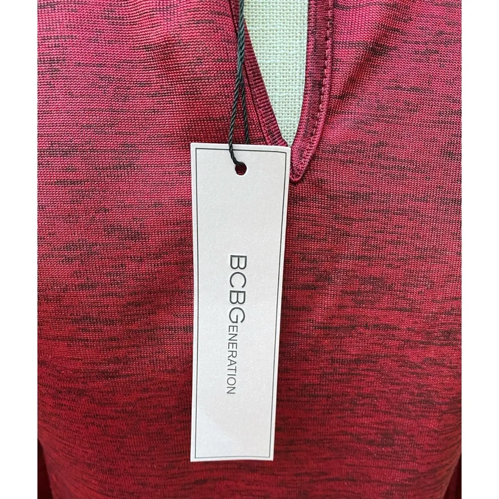 NWT BCBGeneration Mock Neck Cutout Top - Image 7