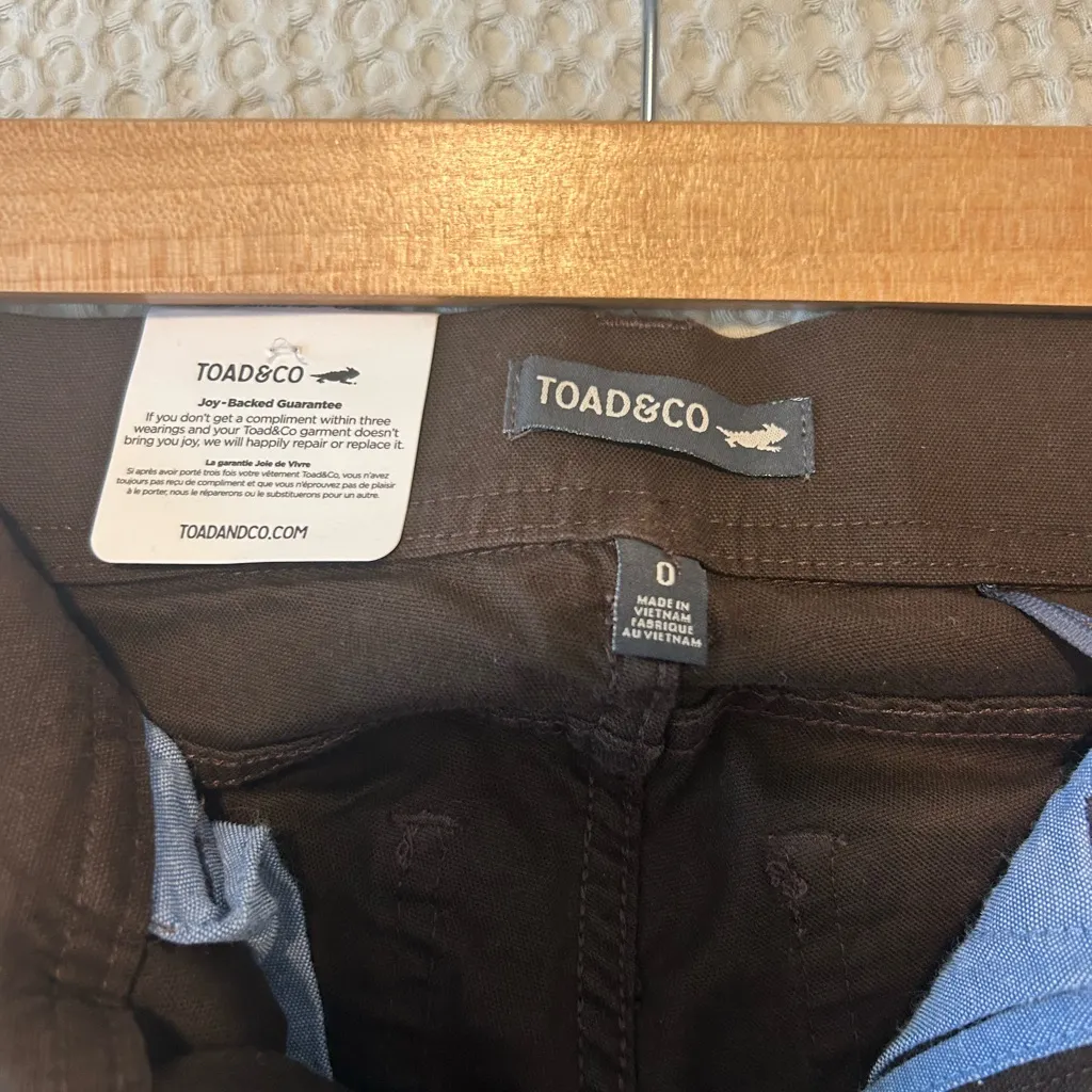 Toad & Co Organic Cotton Earthworks 5 Pocket Skinny Pant in Barnwood Brown Size 0 - Image 7