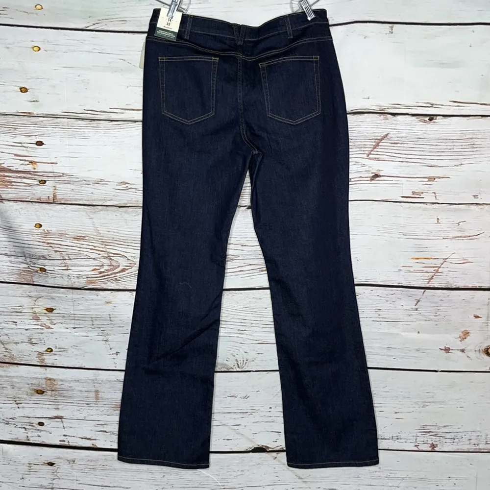 Duluth Trading Co NWT Size 14 Blue Mid Rise DuluthFlex Daily Denim Bootcut Jeans - Image 2