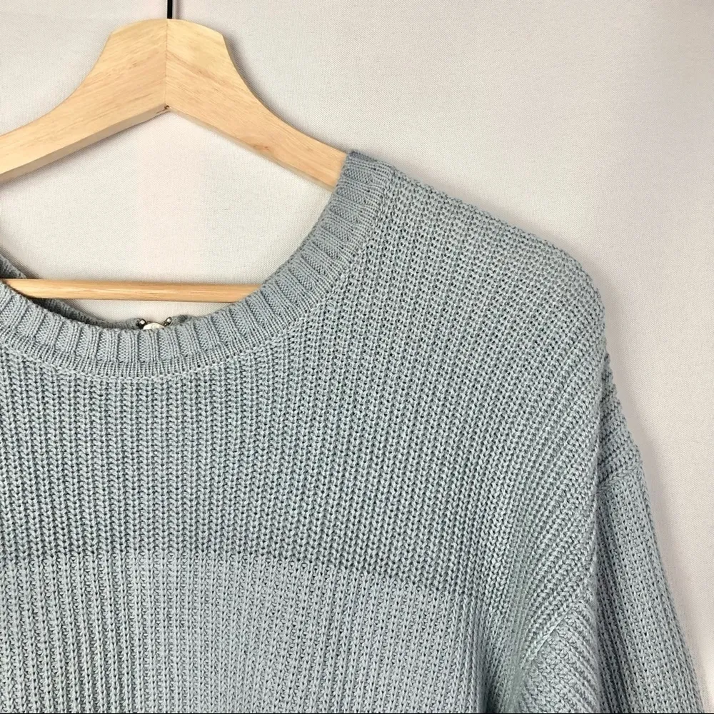 Cabi Light Blue Fair Play Convertible Zip Sweater S #3522 - Image 5