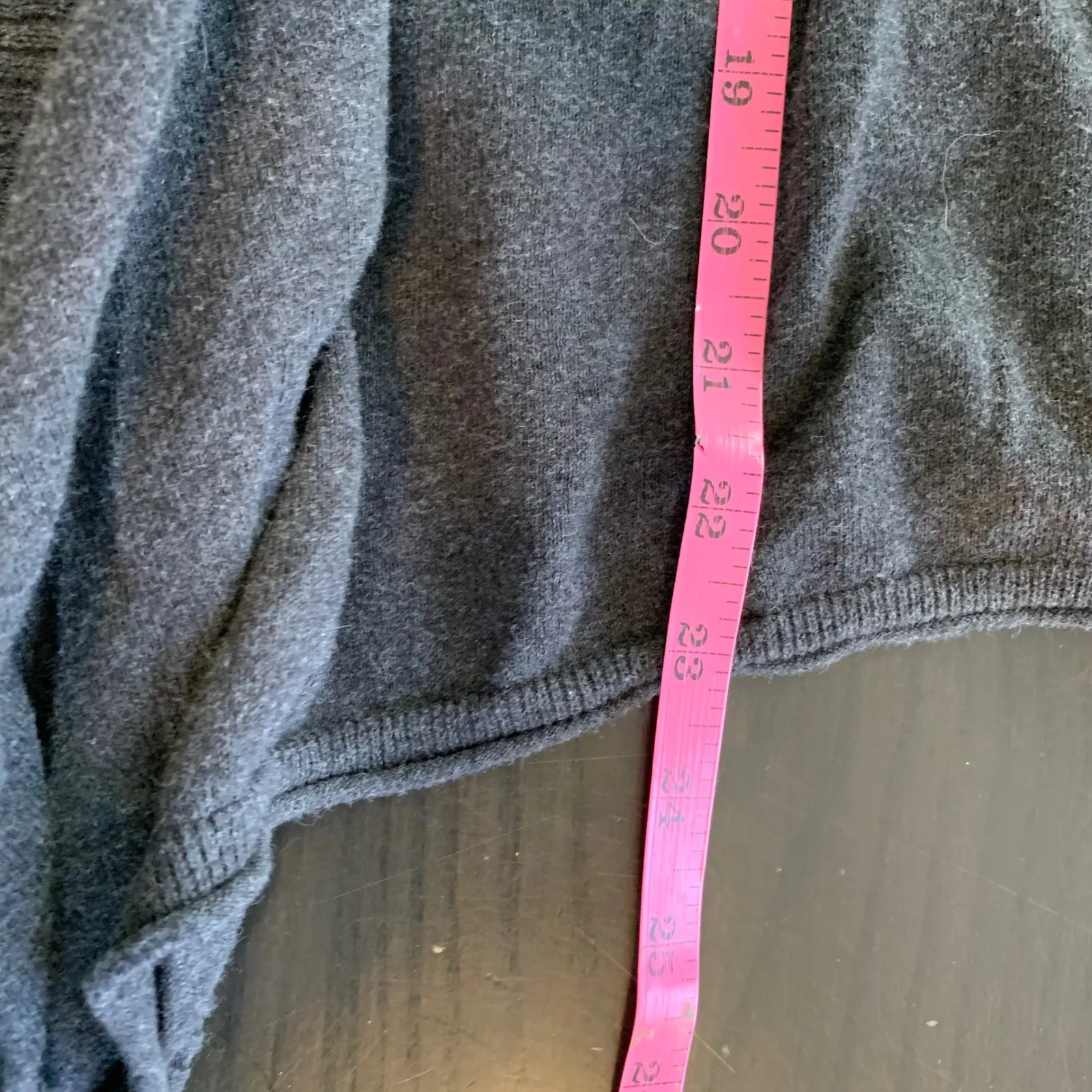 Margaret O'Leary Cardigan Charcoal Gray Cotton Waterfall Womens Medium Artsy - Image 13