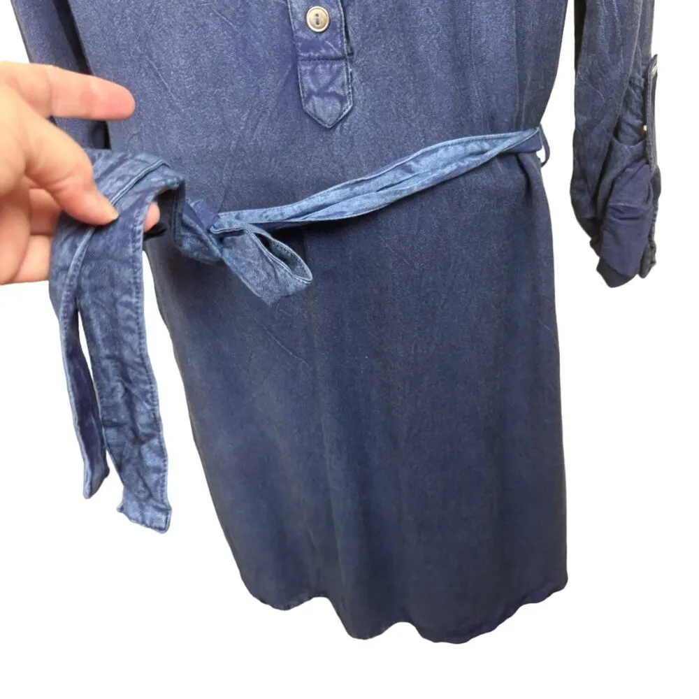 long-sleeve dress, size XS, pockets, adjustable sleeves, knee length - Image 4