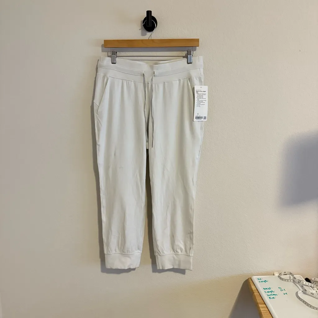 NWT Lululemon Ready To Rulu Jogger Crop in Heathered Nimbus Size 10 - Image 11
