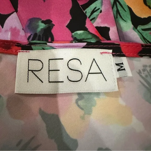 RESA Hannah Floral Maxi Dress Women’s Medium Pink V - Image 9