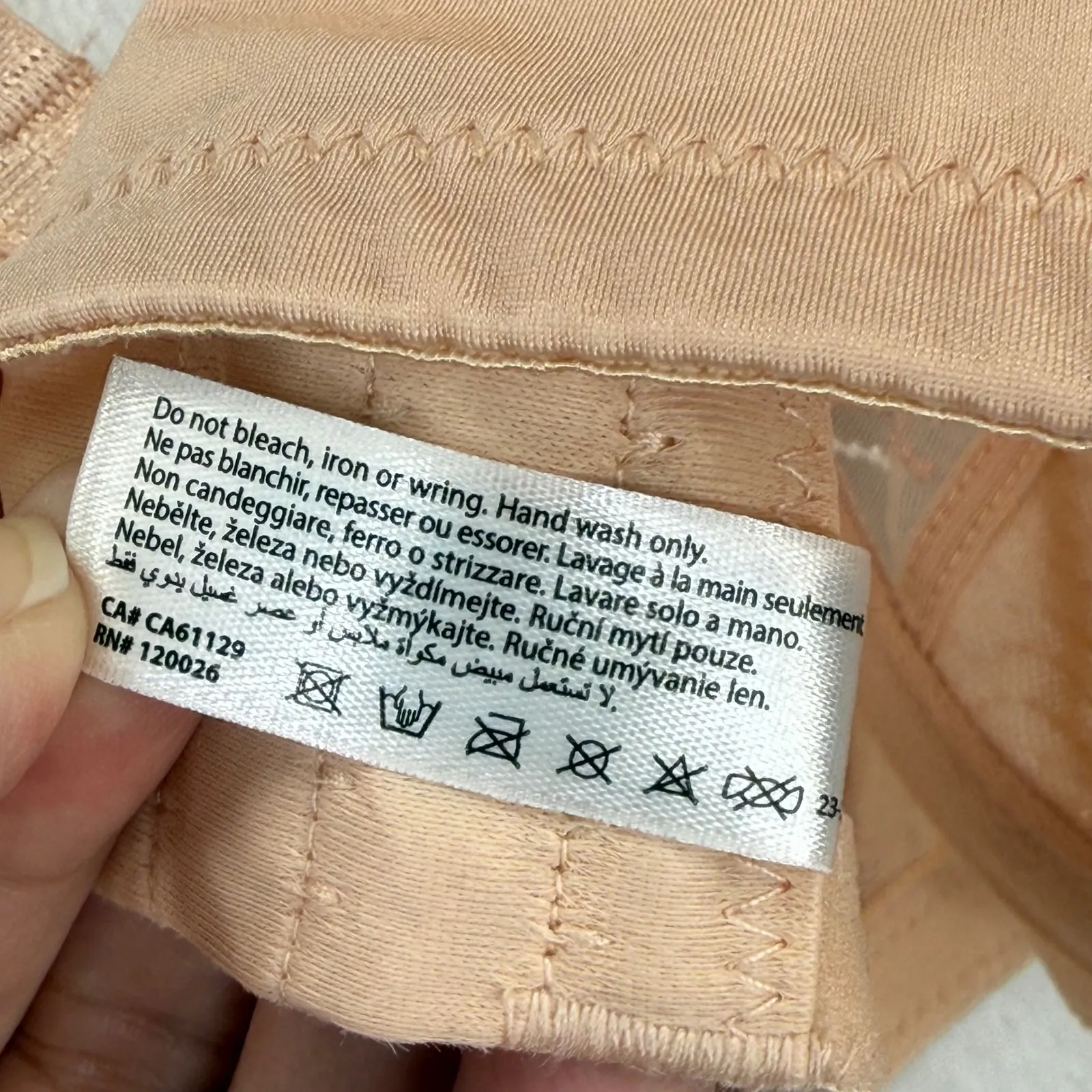 Parfait Cameo Rose Unlined Underwire Bra P60923 Lace Bow Detail 34G Tan Size undefined - Image 8