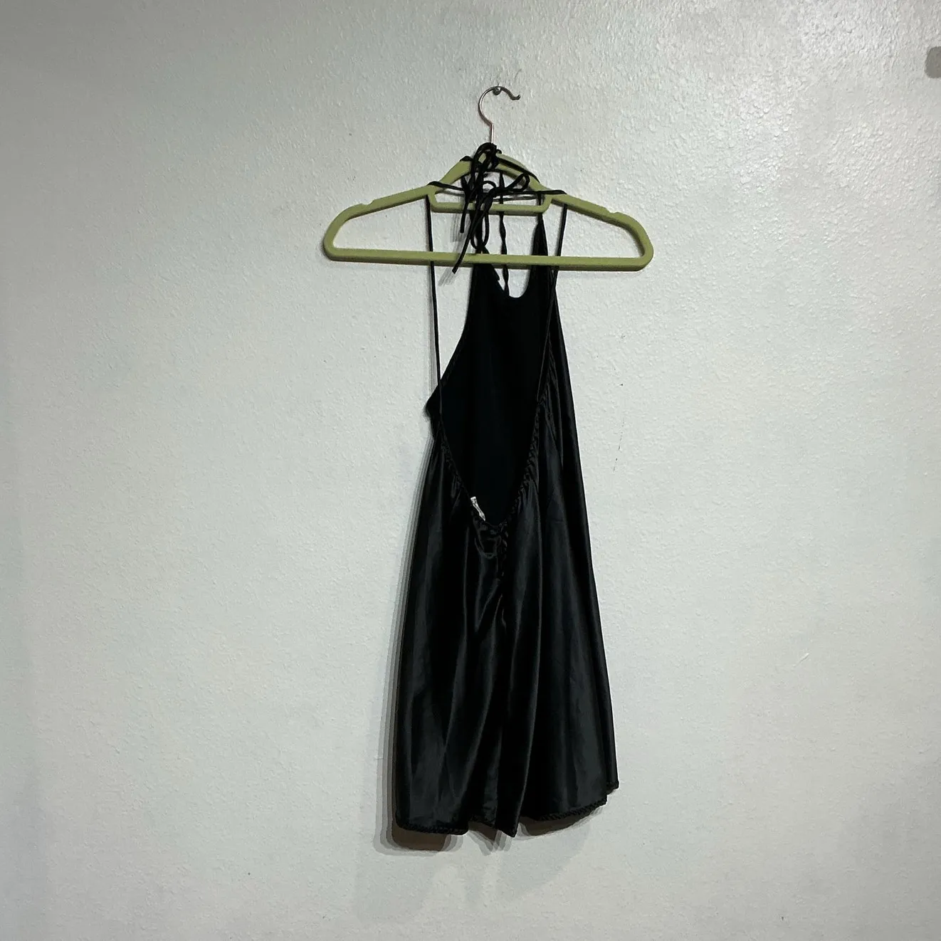 Free People Black Friday Fever Halter Mini Slip Dress Sz S - Image 12