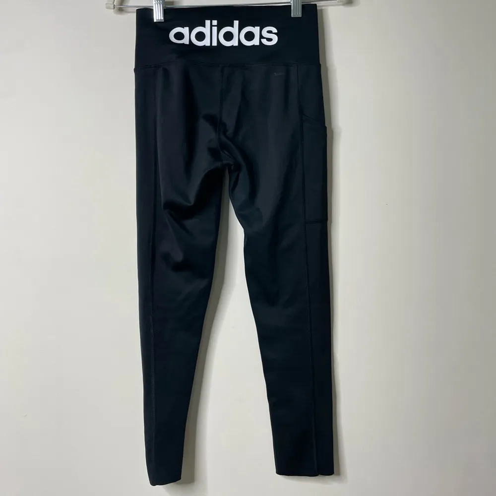 Adidas  Black Climalite Leggings Small - Image 3
