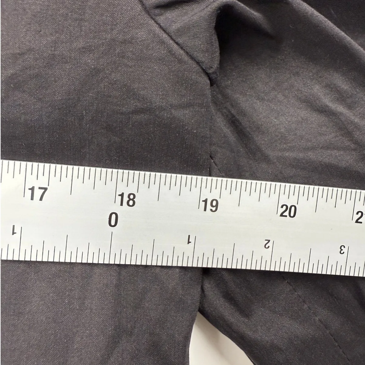 Eileen Fisher Jacket Womens Small Full‎ Zip Long Sleeve Basic Black Ramie Blend - Image 7