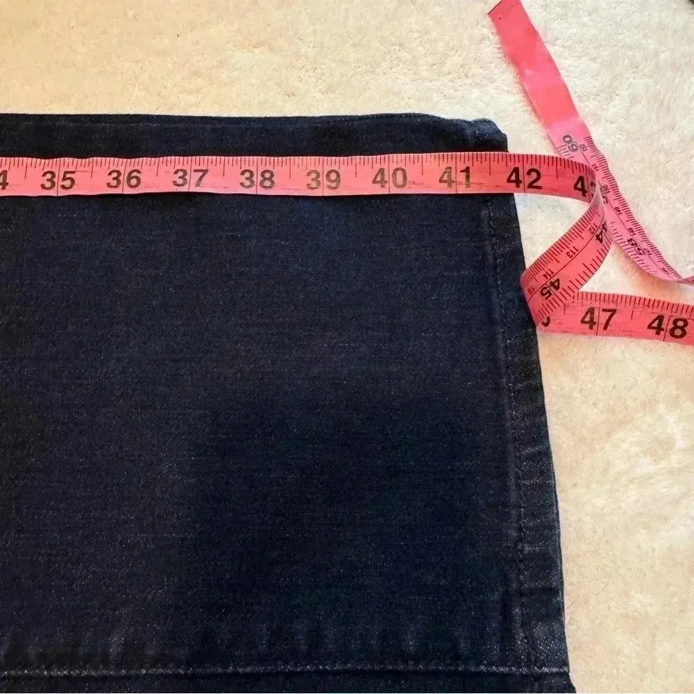 NYDJ Marilyn Straight Lift Tuck Technology Dark Wash Stretch Jeans Women's 12 - Image 13