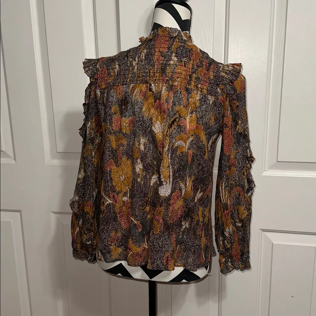 Ulla Johnson Multicolor Floral Blouse - Image 3