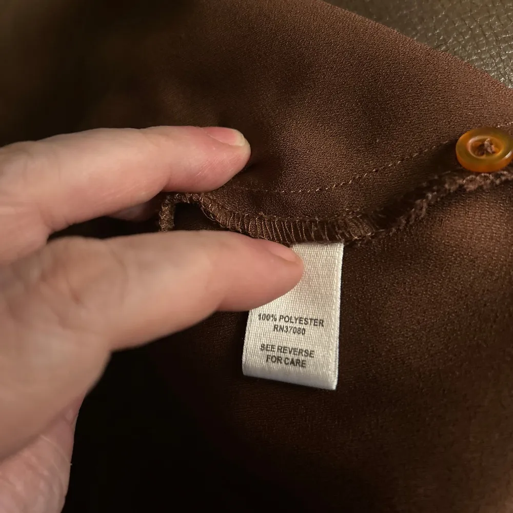 2/$30 Cato Woman Blouse - Women's L - Animal Print V-Neck - Image 6