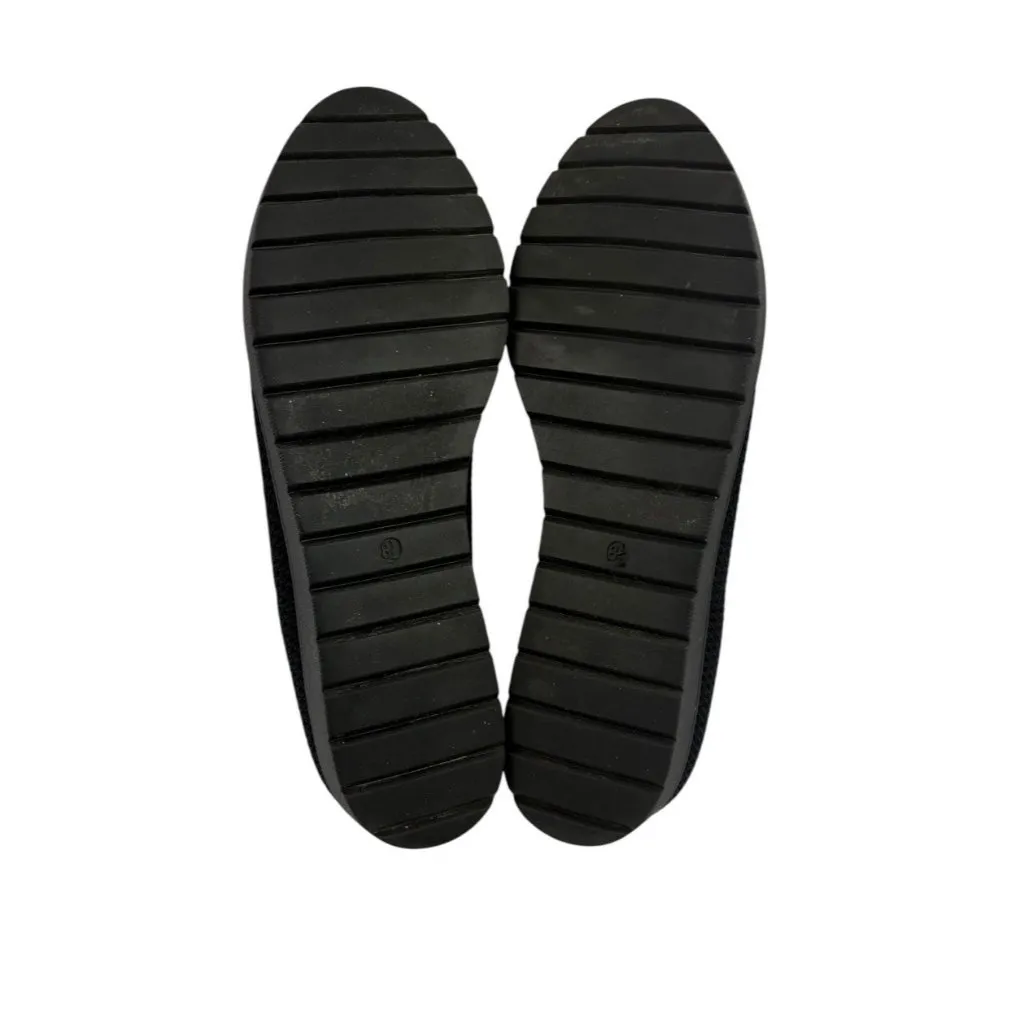 *Eileen Fisher Heaven Stretch Knit Wedge Ballet Flat Size 8.5 Black Quiet Luxury - Image 11