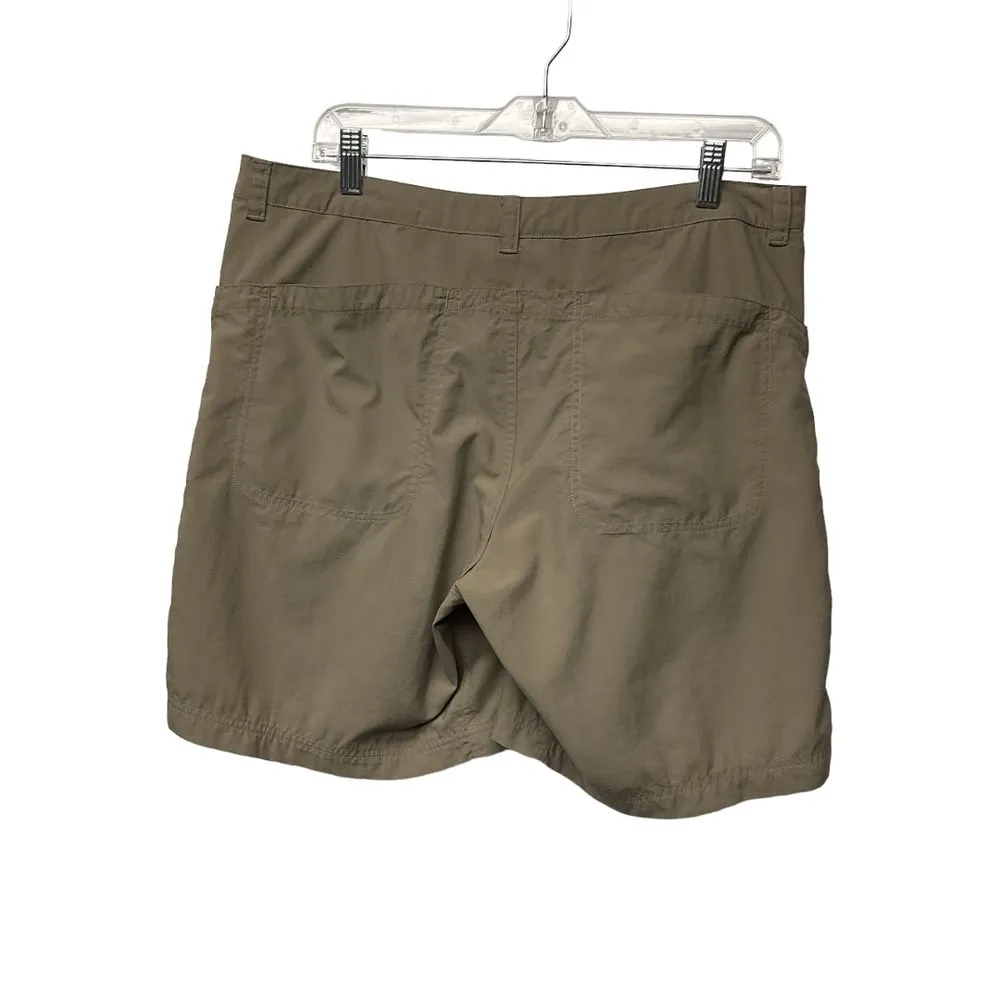 Mountain Hardwear Women's Bermuda Shorts Size 14 Tan Brown Nylon Outdoor Hiking - Image 3