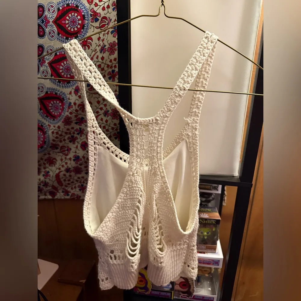 Women’s Buckle Gimmicks Crochet Tank Top Size XS - Image 2