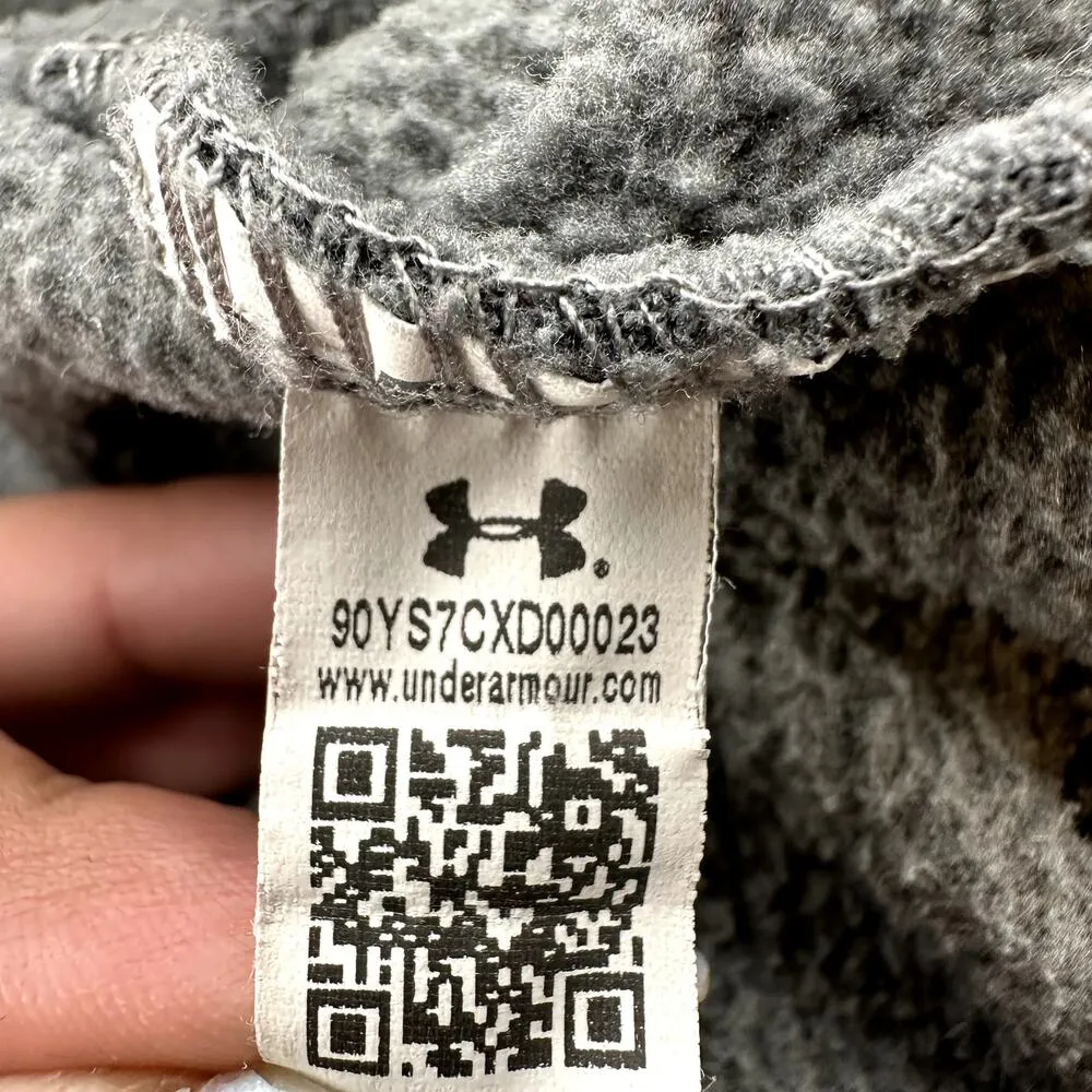 Under Armour University of Utah Utes Hoodie Cold Gear Athletic Fleece Gray S - Image 4