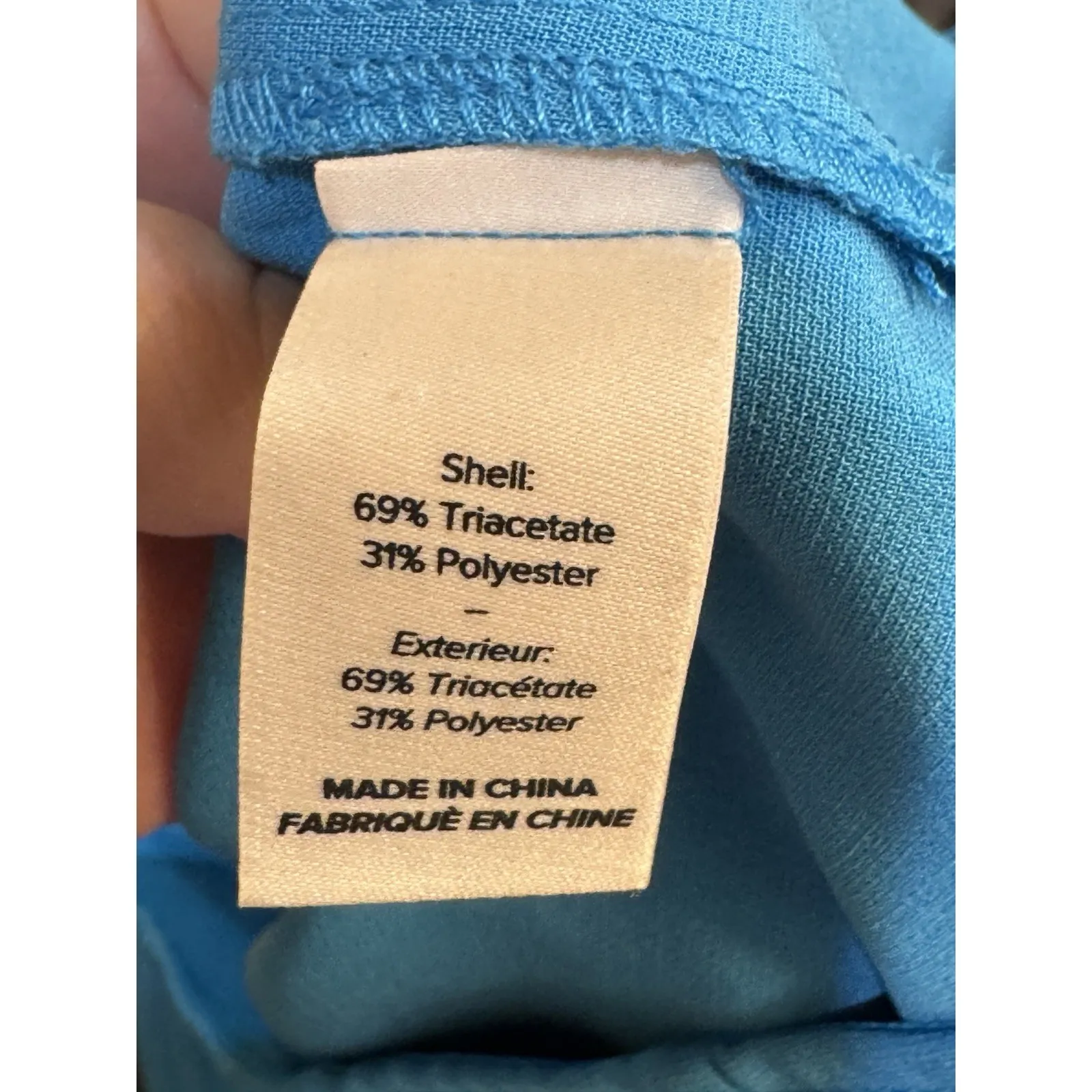 Cinq à‎ Sept Brianne Pintuck Crepe Pants Size 4 Bright Blue - Image 6