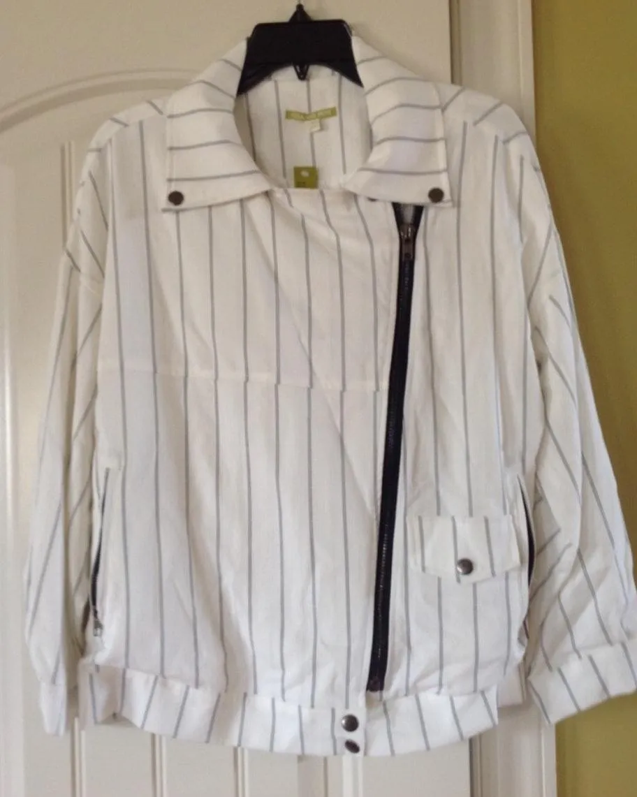 MONTE STRIPE  MOTO JACKET (SzS) - Image 3