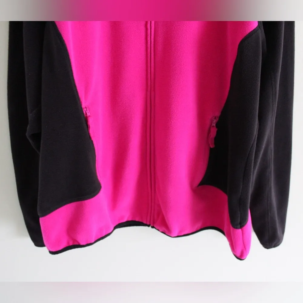 Xersion Black & Pink Fleece Jacket - Image 3