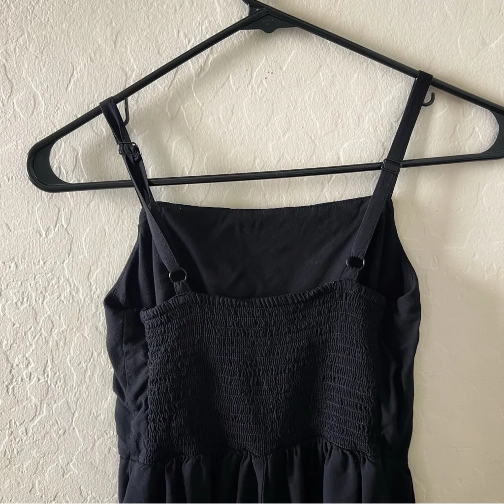 Old Navy Black Cropped Jumpsuit - Image 5