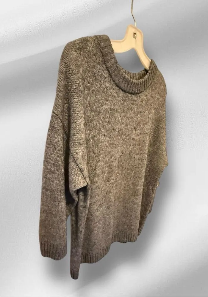 Lane Bryant  Alpaca Wool Blend Gray Sweater - Image 4