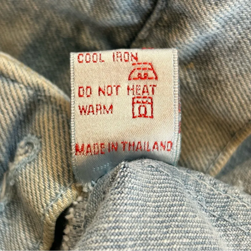 80s 90s Cow Embroidered Denim Jacket Blue Jean Medium Vintage Farmhouse - Image 6