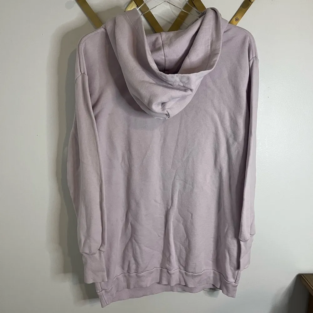 Wildfox Talk Is Cheap Rebel Hoodie Medium Lavender Oversized - Image 11