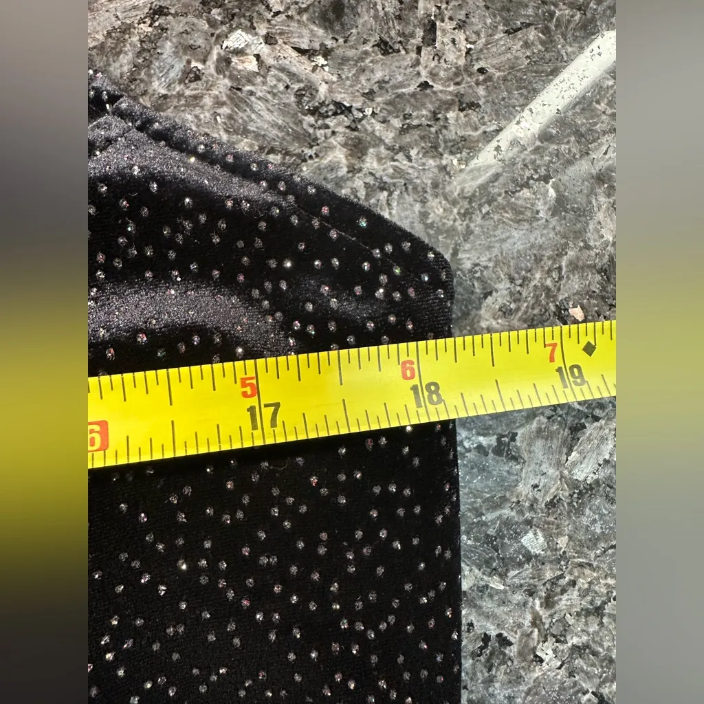 Vintage Y2K Ronni Nicole Velvet Sparkle Fairy Whimisigoth Glam Maxi Dress Size M - Image 13