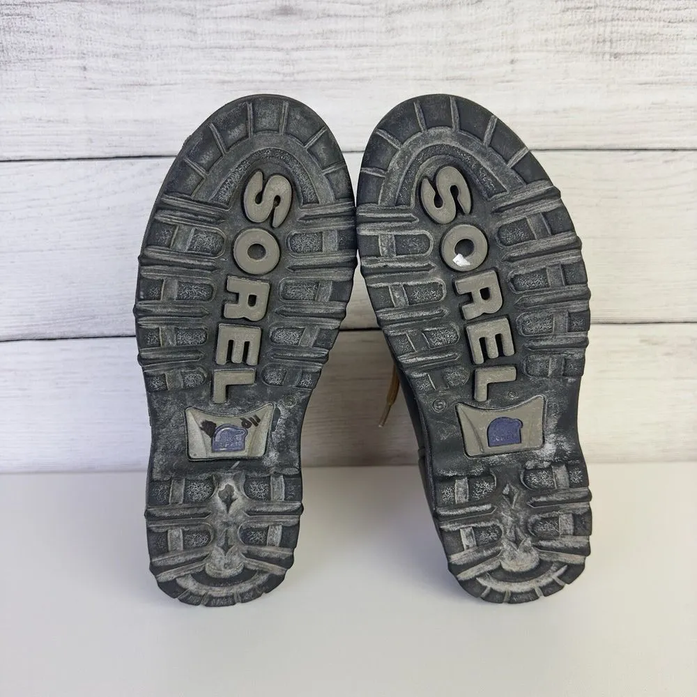 Sorel‎ Caribou Women's Size 5 Waterproof Brown Nubuck Insulated Boots NL1000-220 - Image 8