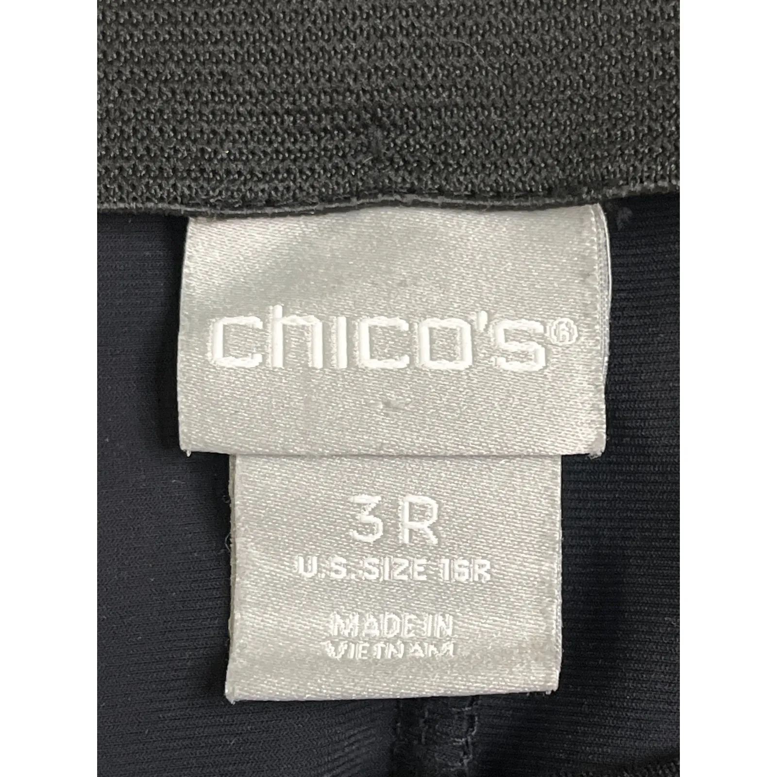 Chico’s Black SO Slimming 360 Juliet Full Length Ponte Knit Slim Pants, Size 16 - Image 4