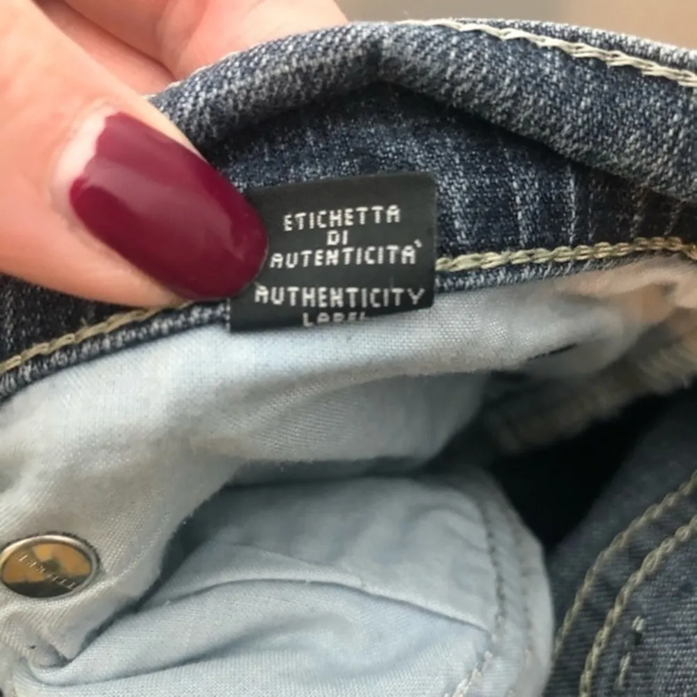 VINTAGE Versace medium wash straight leg jeans - Image 9