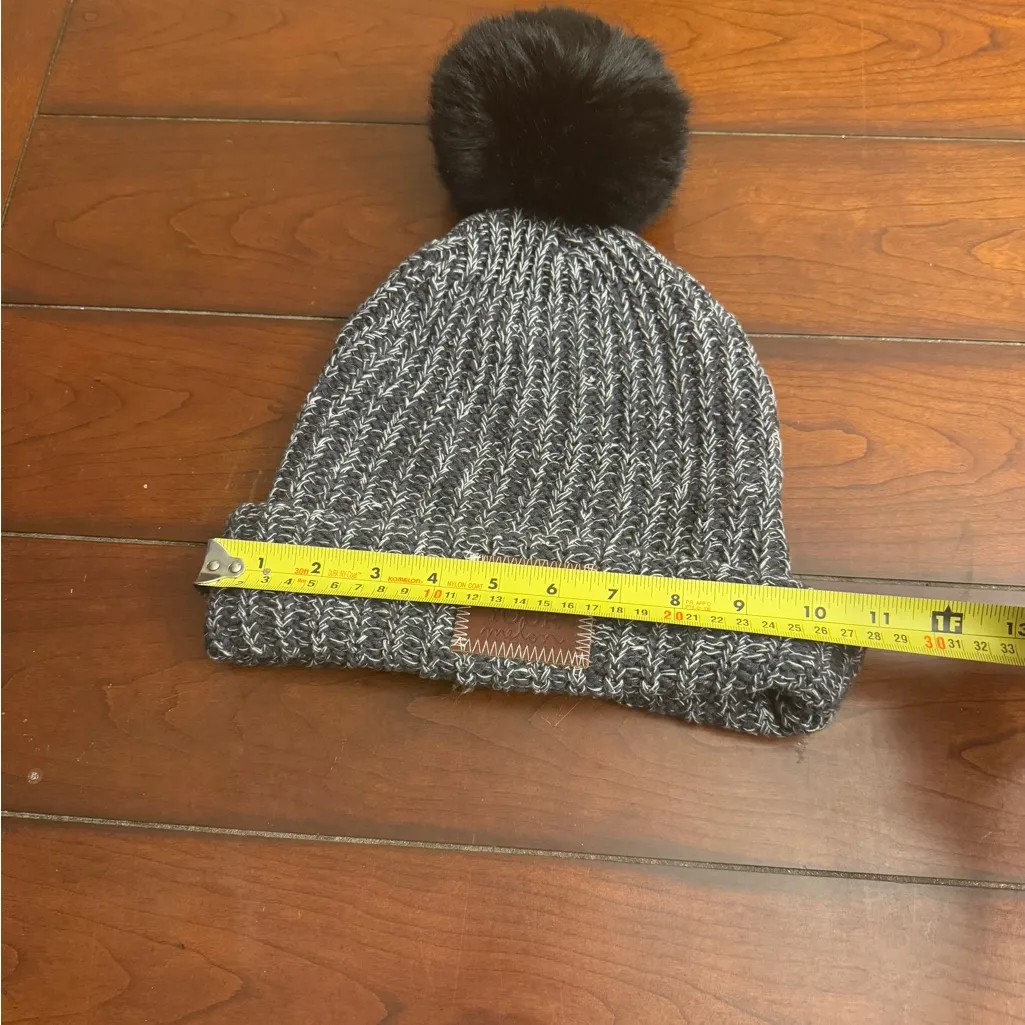 Love Your‎ Melon Cuffed Knit Beanie with Pom - Image 3