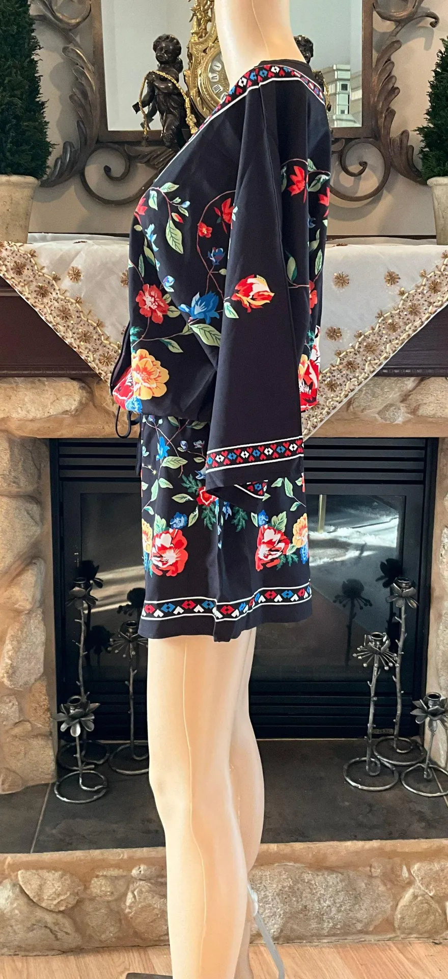 Vibrant Floral Top And Short Set L Multiple Size L - Image 4