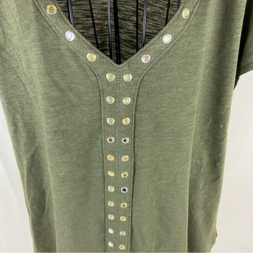 OLIVE Green a.n.a. Embellished Sleeveless Top - Image 37