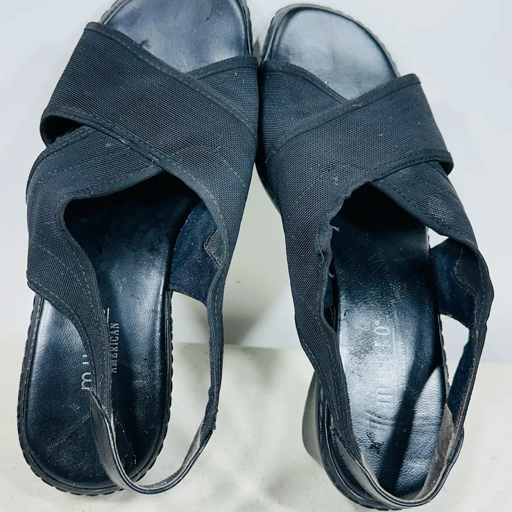 Munro Women's Elegant Black Sandals size 6,5W - Image 6