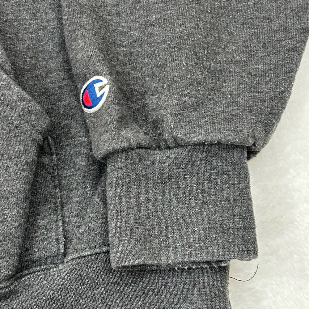 Champion Eco Fleece Nevada Wolf Pack Sign Language gray Hoodie Sweatshirt Size S - Image 3