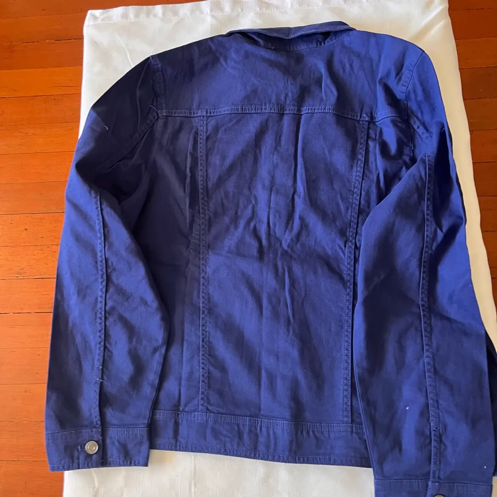 Women's Blue Denim Jacket Size XL - Image 5