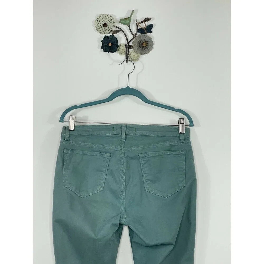 J Brand Capri Womens Jeans Size 31 Sage Green Leggings Colored Denim Pants - Image 6