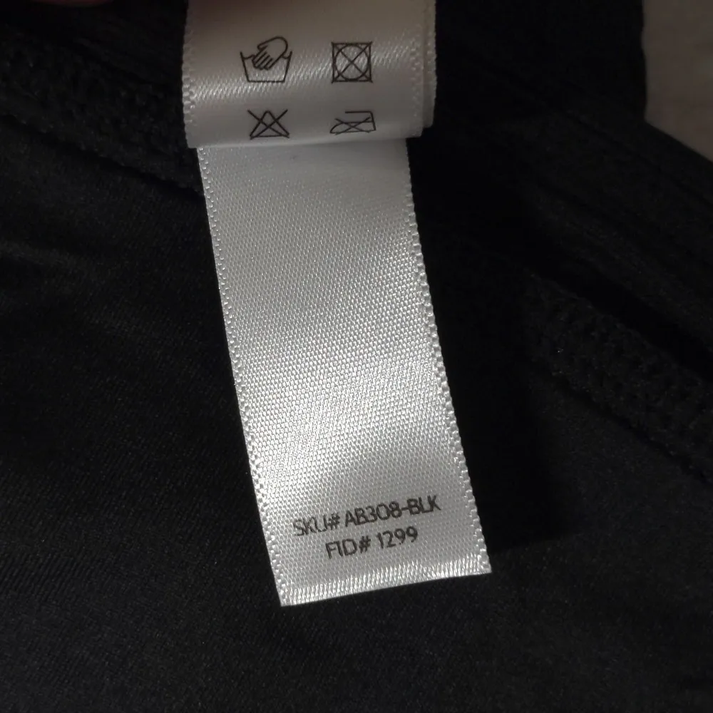 Andie Banded Cheeky Rib Bottoms Black Swimsuit Beach Resort Pool L New - Image 9