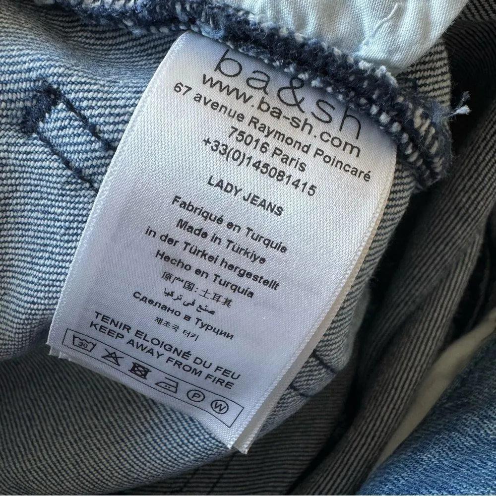 Ba&sh  Diva Lady Patchwork Jeans Size 2 (Medium) - Image 14