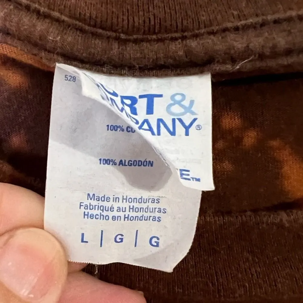 My chicken tilts it’s head just like you do bleach dyed short sleeve shirt Size L - Image 3