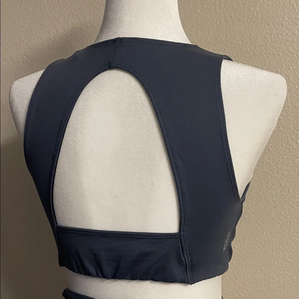 Free People Movement Open Back Wrap Tie Sports Bra Aerial Yoga Crop Top - Image 7